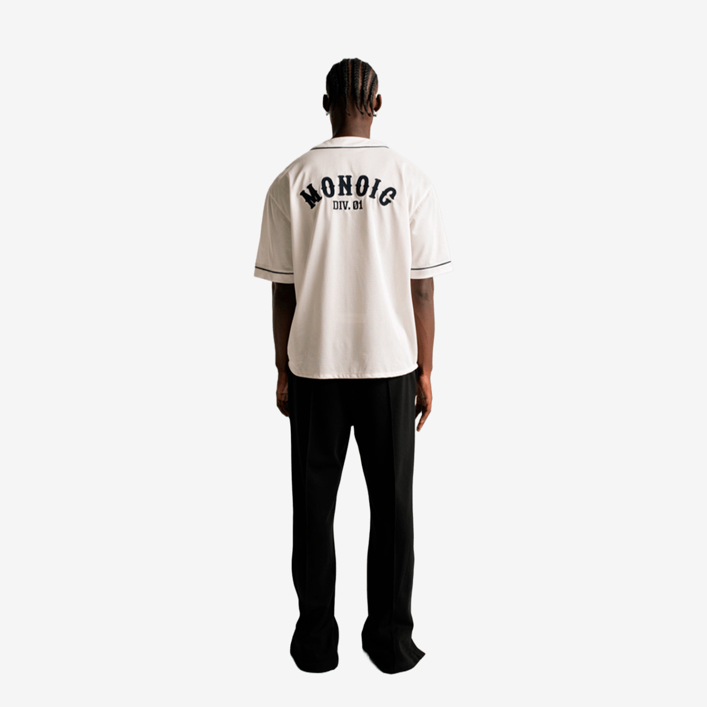 Monoic Baseball Jersey Blanco Hueso
